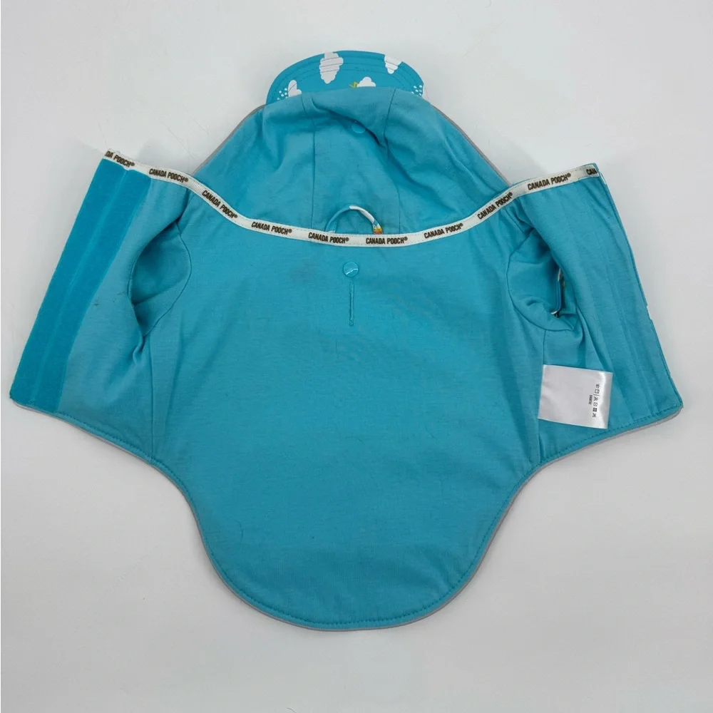 Canada Pooch‎ Clouds Wet Reveal Dog Torrential Tracker Rain Jacket Sz 12 8-12lbs